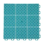 HY009 interlocking floor tile in Blue