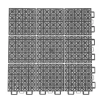 HY009 interlocking floor tile in Gray