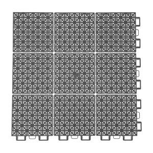 HY009 interlocking floor tile in Gray
