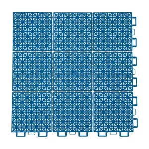 HY009 interlocking floor tile in Royal Blue