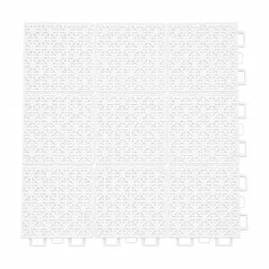 HY009 interlocking floor tile in White