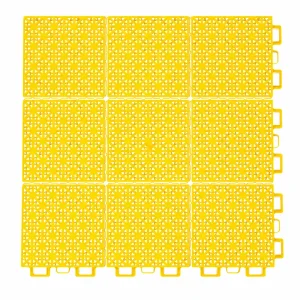 HY009 interlocking floor tile in Yellow