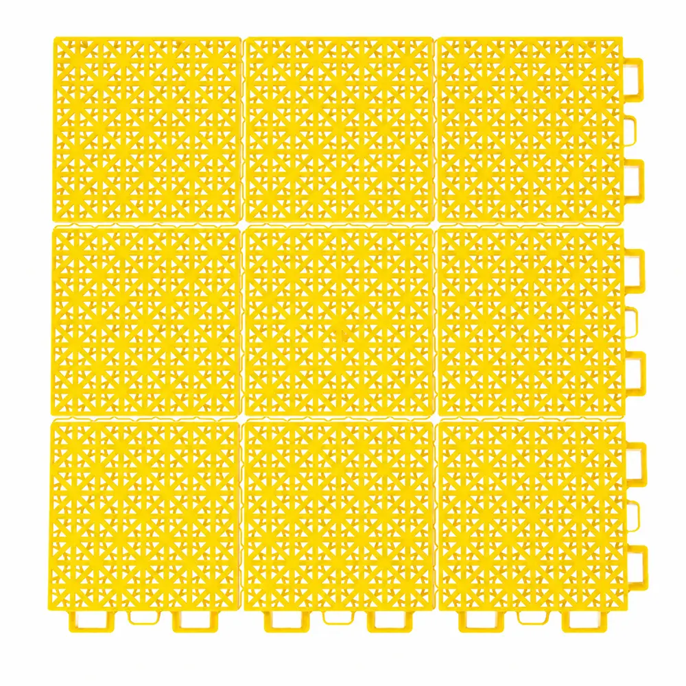 HY009 interlocking floor tile in Yellow