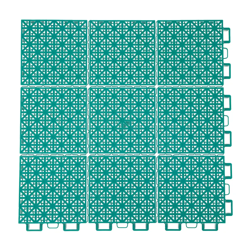 HY009-S interlocking floor tile in Light Blue