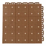 HY010-S interlocking floor tile in Brown