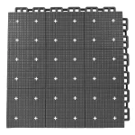 HY010-S interlocking floor tile in Gray