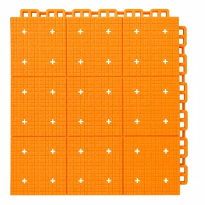 HY010-S interlocking floor tile in Orange