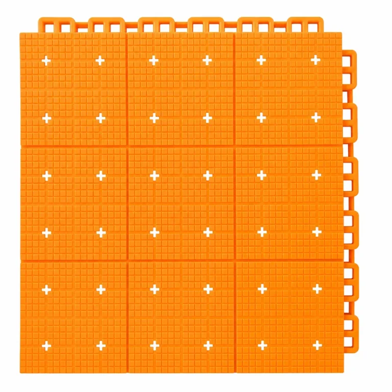 HY010-S interlocking floor tile in Orange