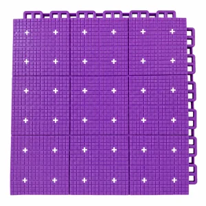 HY010-S interlocking floor tile in Purple