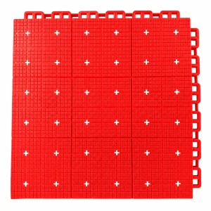 HY010-S interlocking floor tile in Red