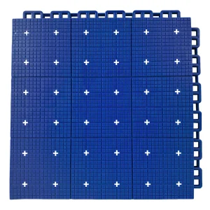HY010-S interlocking floor tile in Royal Blue