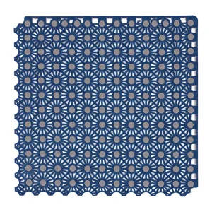 HY011 interlocking floor tile in Blue