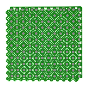 HY011 interlocking floor tile in Light Green