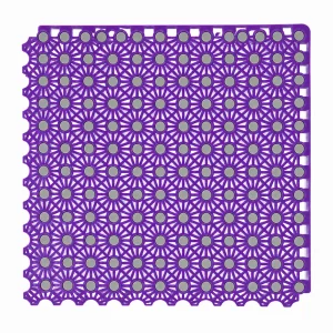 HY011 interlocking floor tile in Purple