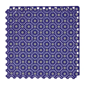 HY011 interlocking floor tile in Royal Blue