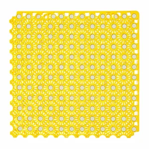 HY011 interlocking floor tile in Yellow
