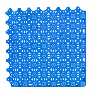 HY012 interlocking floor tile in Blue