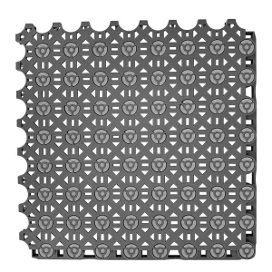 HY012 interlocking floor tile in Gray