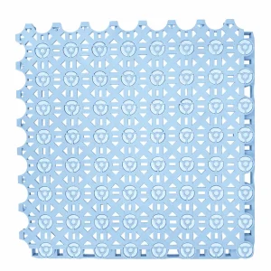 HY012 interlocking floor tile in Light Blue