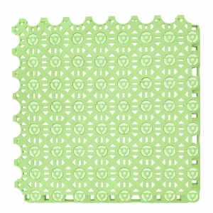 HY012 interlocking floor tile in Light Green