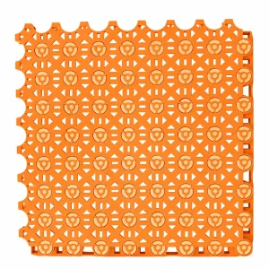 HY012 interlocking floor tile in Orange