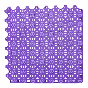 HY012 interlocking floor tile in Purple