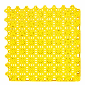 HY012 interlocking floor tile in Yellow