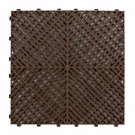 HY013 interlocking floor tile in Brown