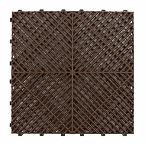 HY013 interlocking floor tile in Brown