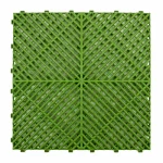HY013 interlocking floor tile in Grass Green