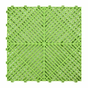 HY013 interlocking floor tile in Light Green