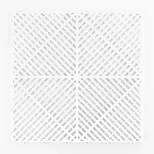 HY013 interlocking floor tile in White