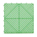 HY013-L interlocking floor tile in Grass Green