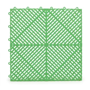 HY013-L interlocking floor tile in Grass Green