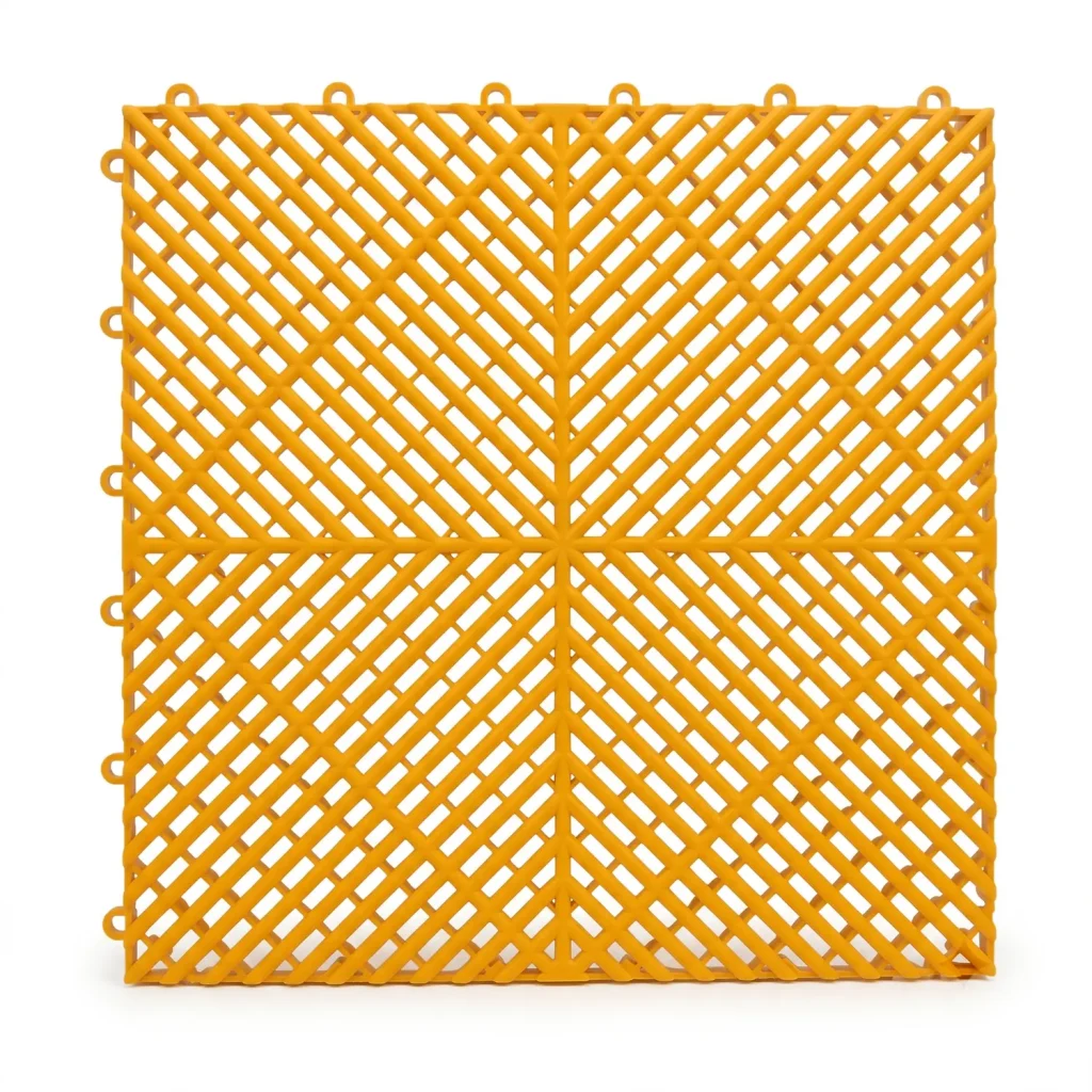 HY013-L Greek Key Pattern Garage Floor Tile Light