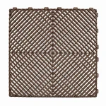 HY014 interlocking floor tile in Brown
