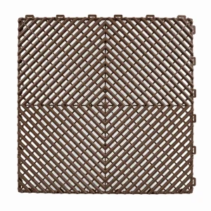 HY014 interlocking floor tile in Brown