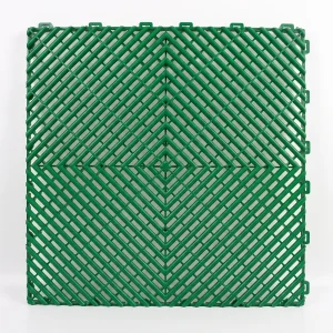 HY014 interlocking floor tile in Grass Green