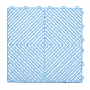 HY014 interlocking floor tile in Light Blue