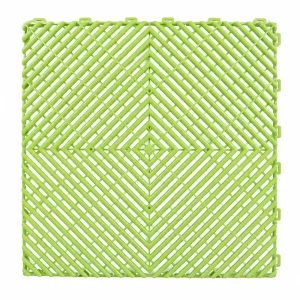 HY014 interlocking floor tile in Light Green