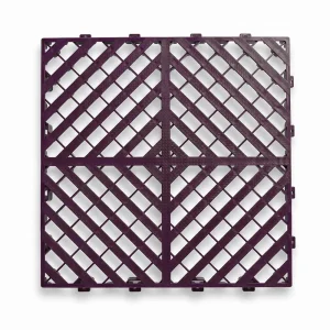 HY015 interlocking floor tile in Brown