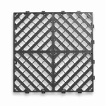 HY015 interlocking floor tile in Gray