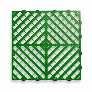 HY015 interlocking floor tile in Light Green