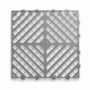 HY015 interlocking floor tile in Silver Gray