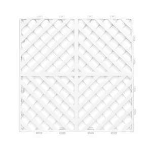 HY015 interlocking floor tile in White