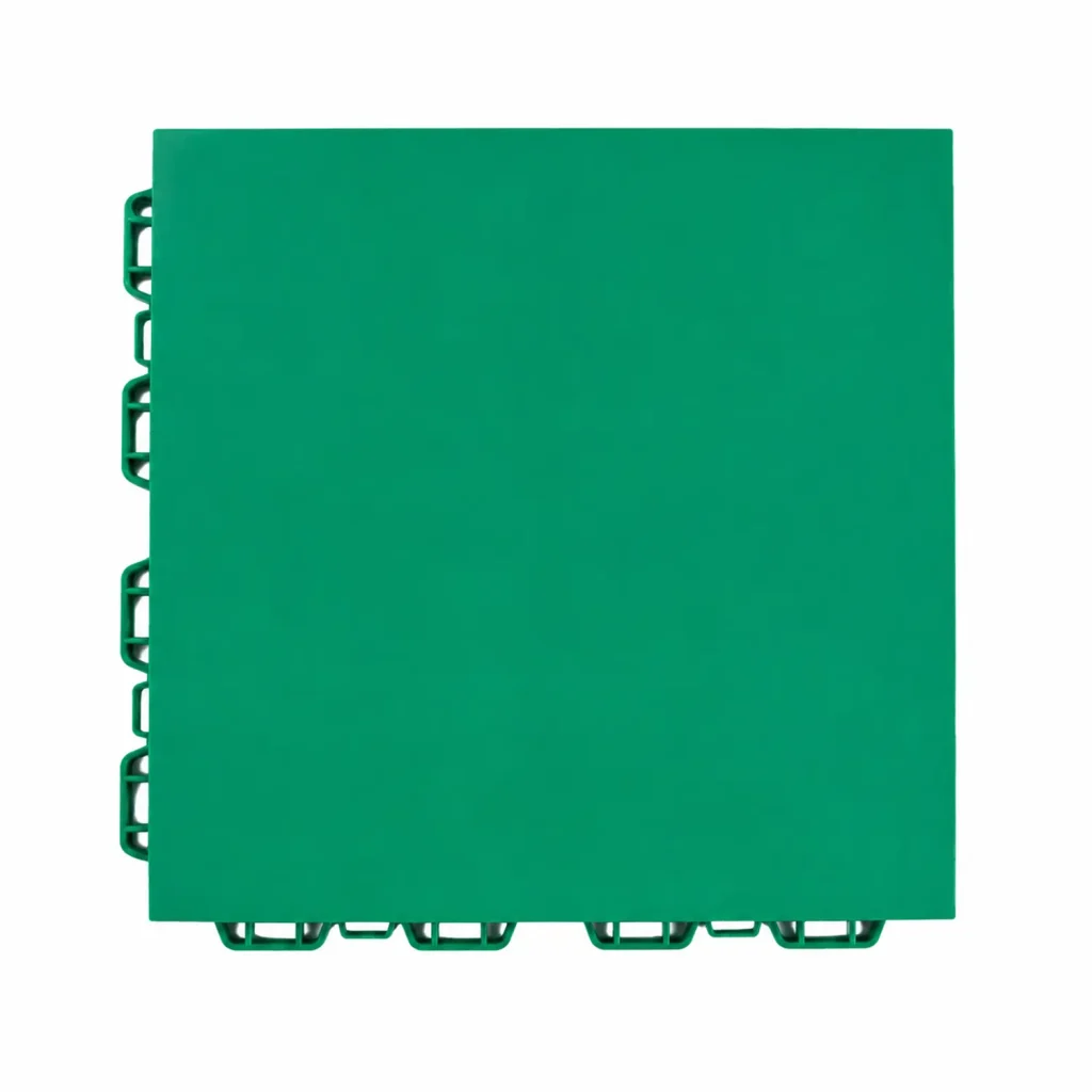 HY016 interlocking floor tile in Grass Green