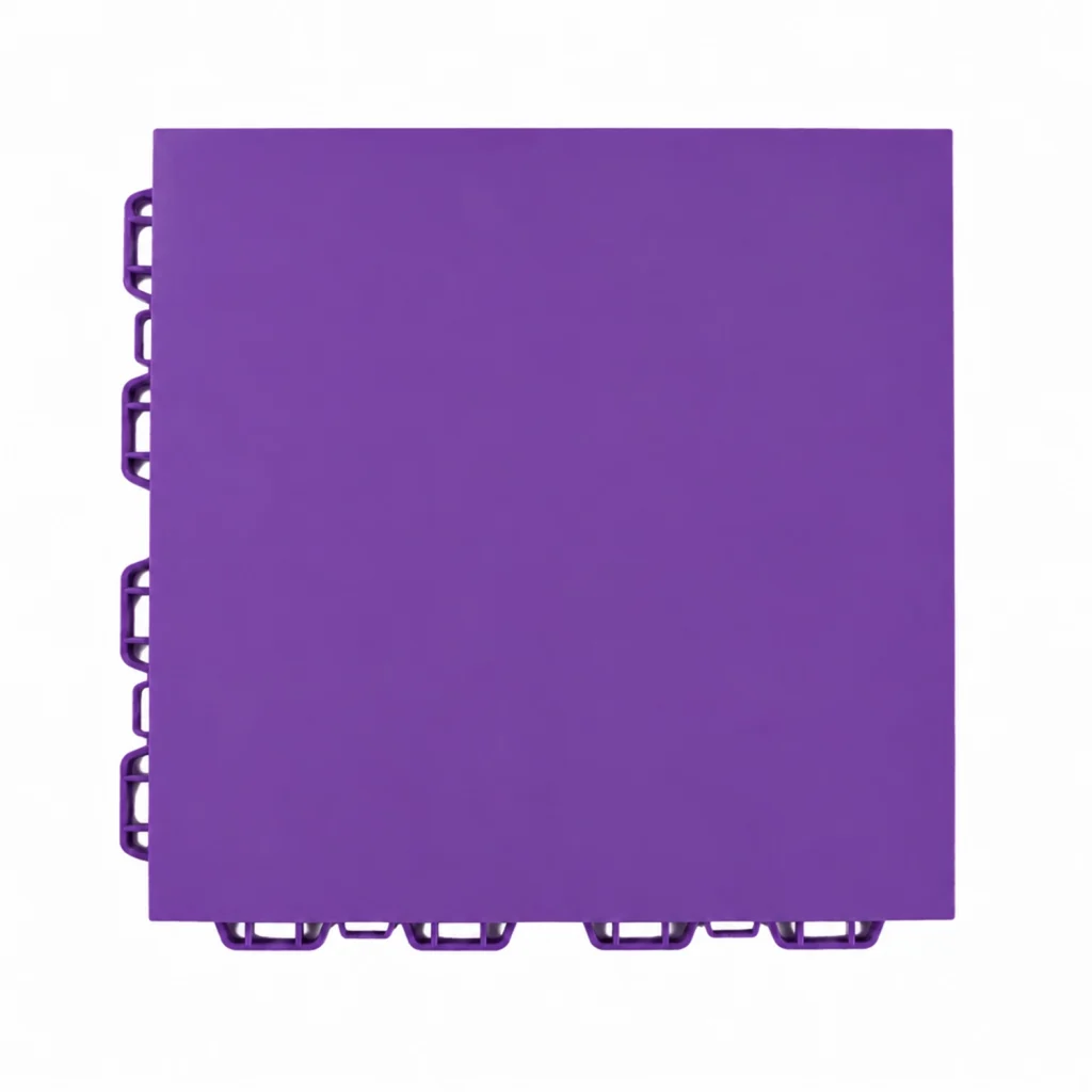 HY016-C interlocking floor tile in Purple