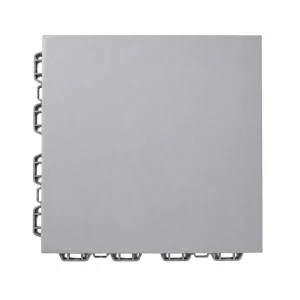 HY017-C interlocking floor tile in Silver Gray