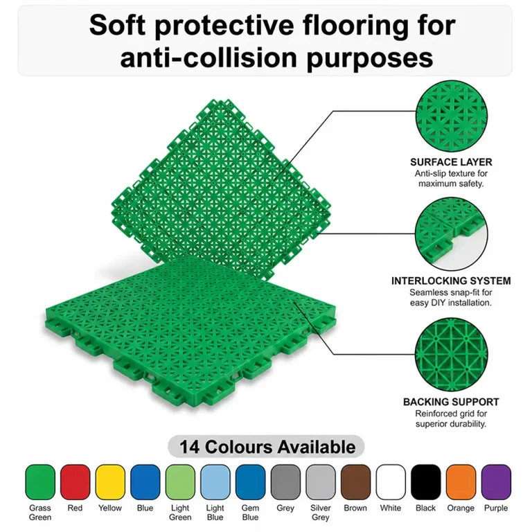 HY008-S interlocking floor tile surface detail