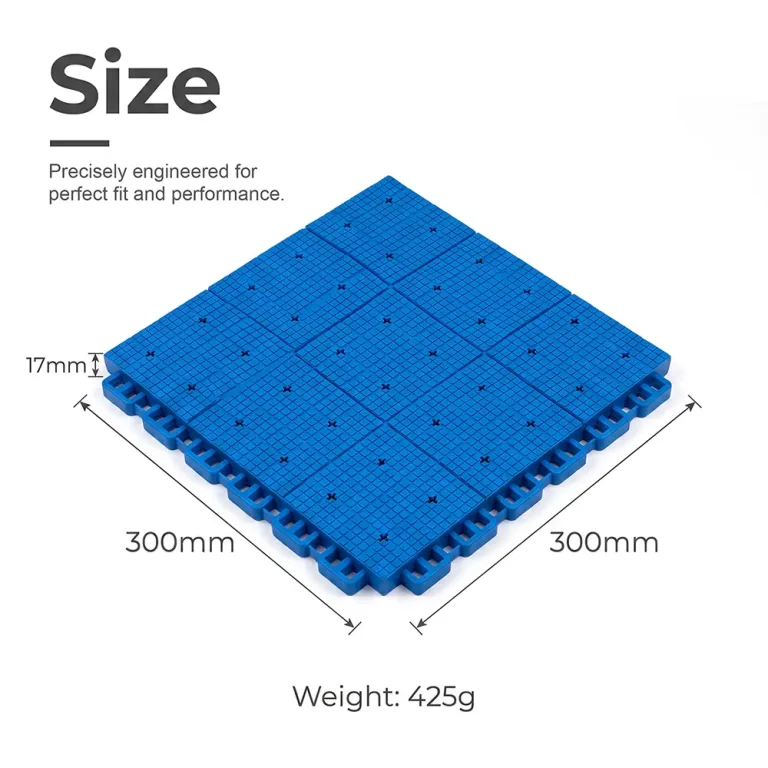 HY010-S interlocking floor tile size reference